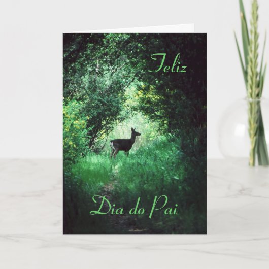 ポルトガル語: DiaはPai/の父の日をします カード (正面)