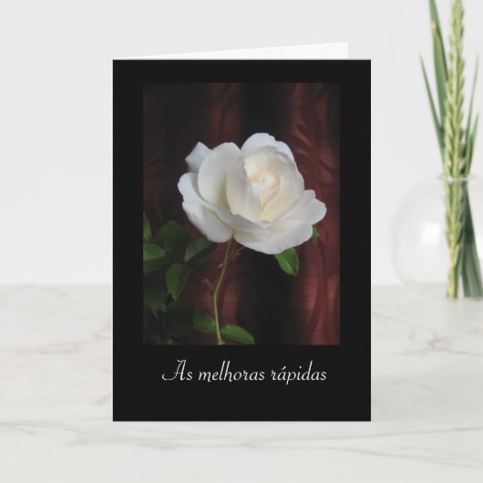 ポルトガル語: melhorasが/すぐによく得るように カード (正面)