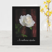 ポルトガル語: melhorasが/すぐによく得るように カード (黄色い花)