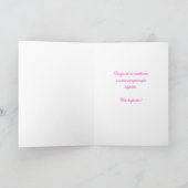 ポルトガル語: melhoras/がよく得るように カード (内部)