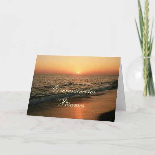 ポルトガル語: PesamesのporはSOL emポルトガルをします カード (正面)