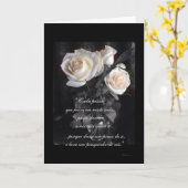 ポルトガル語： Poema de Condoencias カード (黄色い花)