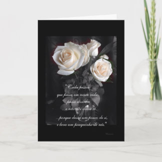 ポルトガル語： Poema de Condoencias カード