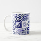 ポルトガル語Azulejosはマグをタイルを張ります コーヒーマグカップ (左)