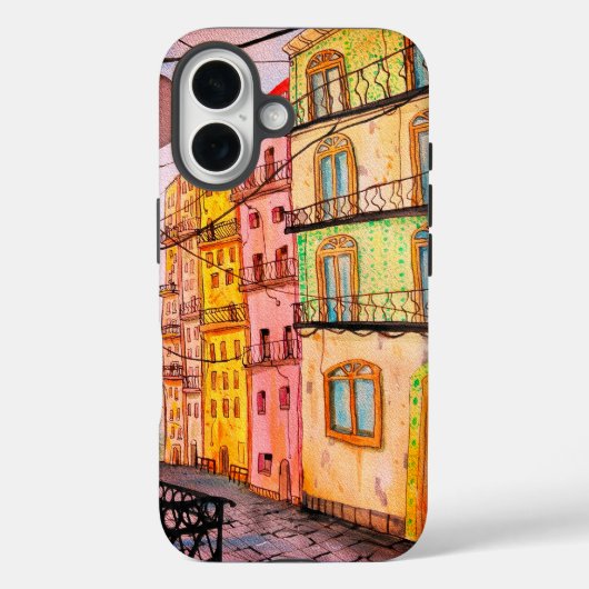 ポルトガル通り絵を描ズ Case-Mate iPhoneケース (裏面)