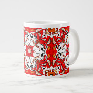 ポルトガル陶磁器タイル模様 ジャンボコーヒーマグカップ