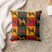 ポルトガル頭が切れるの水犬 クッション (ブランケット)