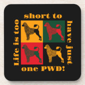 ポルトガル頭が切れるの水犬 コースター (正面)