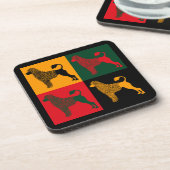 ポルトガル頭が切れるの水犬 コースター (左側)