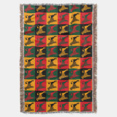 ポルトガル頭が切れるの水犬 スローブランケット (正面縦)