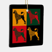 ポルトガル頭が切れるの水犬 セラミックオーナメント (右)