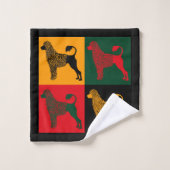 ポルトガル頭が切れるの水犬 バスタオルセット (ウォッシュタオル)