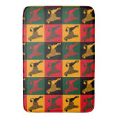 ポルトガル頭が切れるの水犬 バスマット (正面縦)