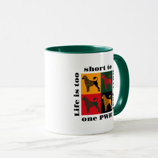 ポルトガル頭が切れるの水犬 マグカップ (正面右)