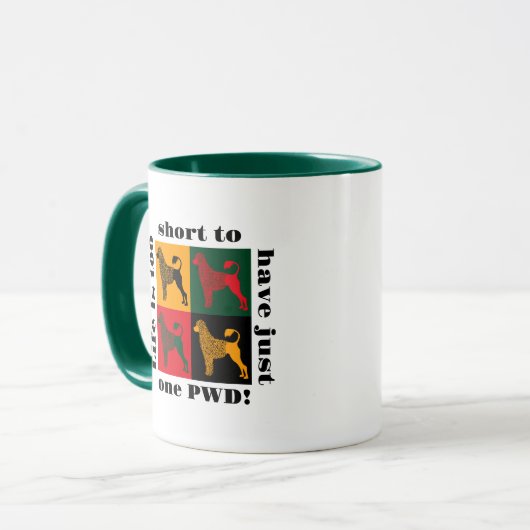 ポルトガル頭が切れるの水犬 マグカップ (正面左)