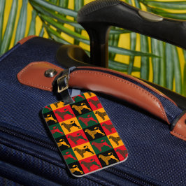 ポルトガル頭が切れるの水犬 ラゲッジタグ