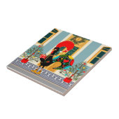 ポルトガル飾のクリスマスの家 タイル (側面)