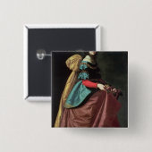 ポルトガル1640年のSt.エリザベス 缶バッジ (正面&裏面)