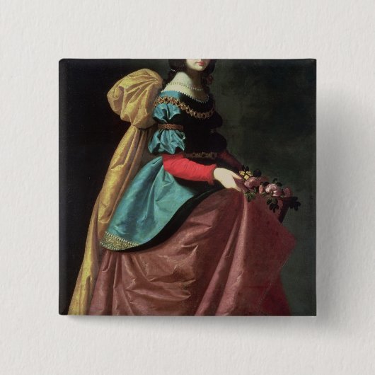 ポルトガル1640年のSt.エリザベス 缶バッジ (正面)