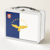 ポルトガル・アゾレス諸島国旗 メタルランチボックス (正面)