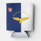 ポルトガル・アゾレス諸島国旗 缶クーラー (正面)