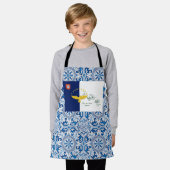 ポルトガル，アゾレス諸島 エプロン (着用した状態)