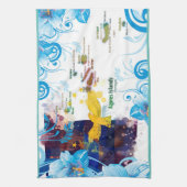 ポルトガル，アゾレス諸島 キッチンタオル (縦)