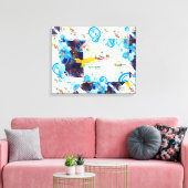 ポルトガル，アゾレス諸島 キャンバスプリント (インサイチュ (リビング))