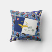 ポルトガル,アゾレス諸島 クッション (裏面)