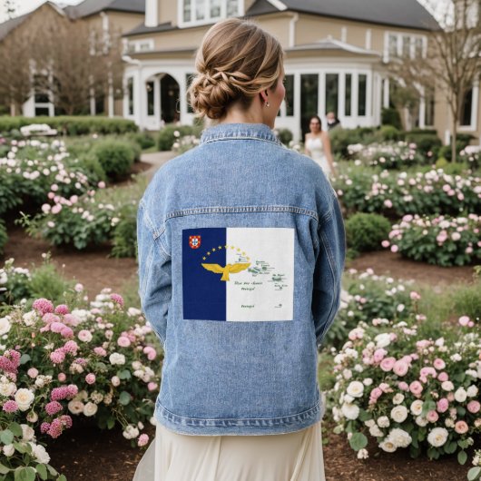 ポルトガル，アゾレス諸島 デニムジャケット (ウェディング裏面)