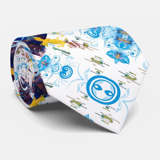 ポルトガル，アゾレス諸島 ネクタイ (ロール)