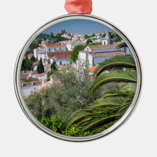 ポルトガル·アヴェイロの街並み メタルオーナメント (正面)