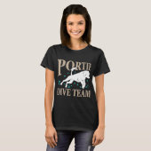 ポルトガル・ウォーター・ドッグ - ポーティー Tシャツ (正面フル)