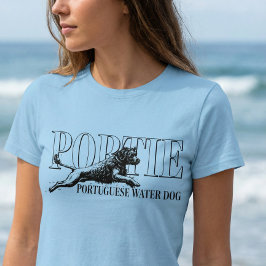 ポルトガル・ウォーター・ドッグ - ポーティー Tシャツ