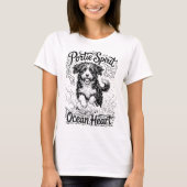 ポルトガル・ウォーター・ドッグ - ポーティ Tシャツ (正面)
