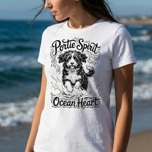 ポルトガル・ウォーター・ドッグ - ポーティ Tシャツ