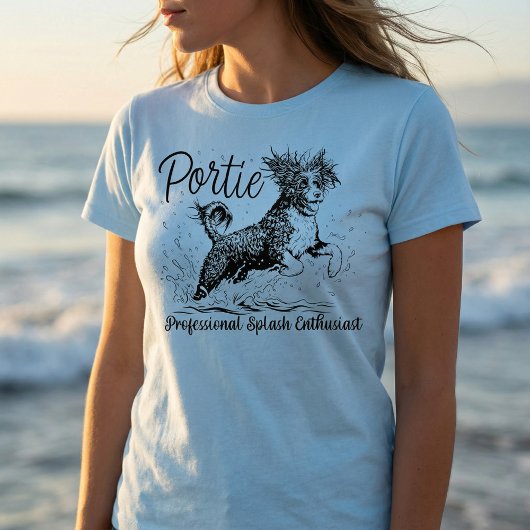 ポルトガル・ウォーター・ドッグ - ポーティ Tシャツ