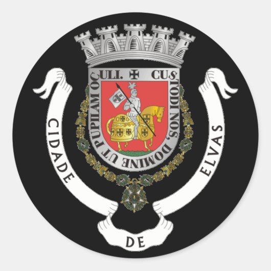ポルトガル，エルバの紋章 ラウンドシール (正面)