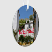 ポルトガル・オビドス・パノラマ・クリスマス・オーナメント オーナメント (正面)