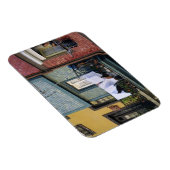 ポルトガル、オポルト（ポルト）。女ぶら下がったの洗濯 マグネット (右側)