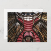 ポルトガル、オポルト(ポルト)。歴史的な階段 ポストカード (正面/裏面)