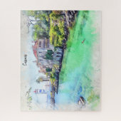 ポルトガル、カスカイスでクーリング ジグソーパズル (縦)