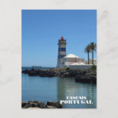 ポルトガル カスカイス 海洋 灯台 海岸 シーズンポストカード (正面)