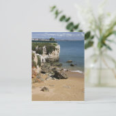 ポルトガル、カスカイス。Praia da Rainhaビーチ ポストカード (スタンド正面)