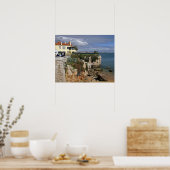 ポルトガル、カスカイス。Praia da Rainha, 2ビーチ ポスター (キッチン)