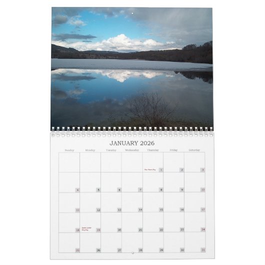 ポルトガル カレンダー (1月 2026)