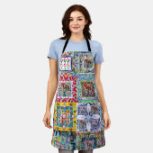 ポルトガル，ガロ・デ・バルセロス エプロン (着用した状態)