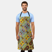 ポルトガル，ガロ・デ・バルセロス エプロン (着用した状態)