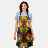 ポルトガル，ガロ・デ・バルセロス エプロン (着用した状態)