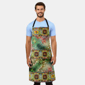 ポルトガル，ガロ・デ・バルセロス エプロン (着用した状態)